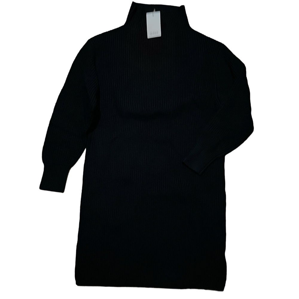 NWT Quince Ribbed Knit Turtleneck Sweater Dress
